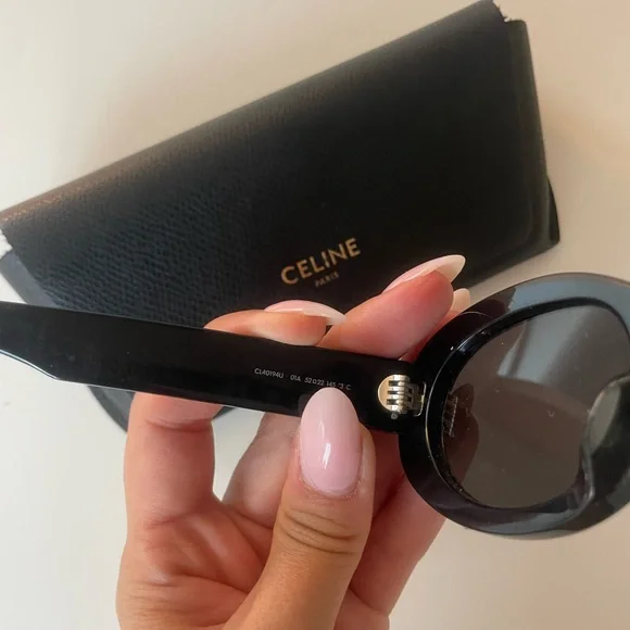 Celine Triomphe Oval Sunglasses 52mm - Picture 7 of 10